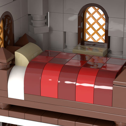 Goat Bricks White Wizard's tower Building Blocks Model