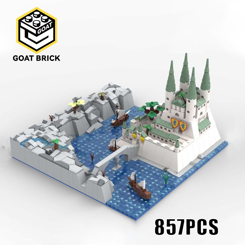 Goat Bricks The white citadel Building Blocks Model