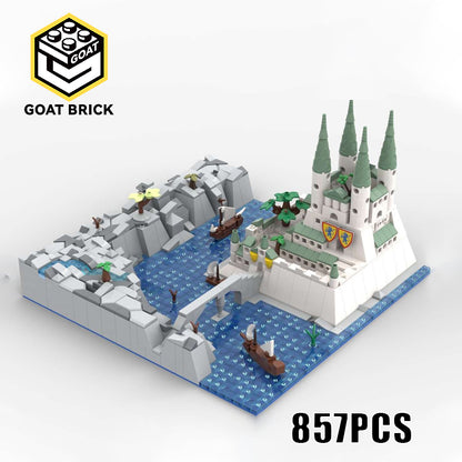 Goat Bricks The white citadel Building Blocks Model