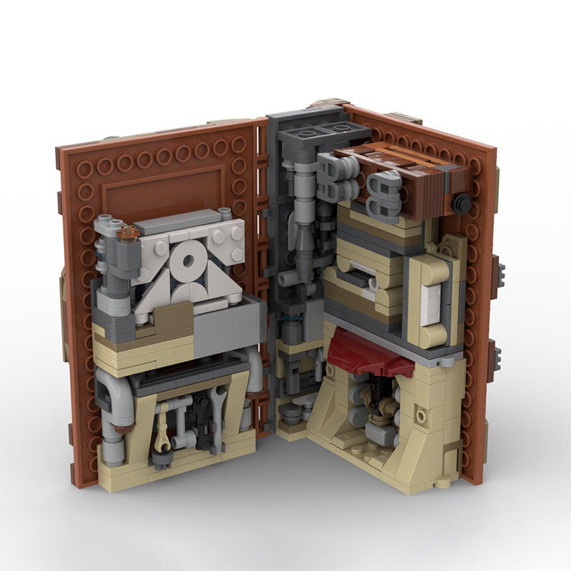 Goat Bricks Star Movie Episode I - Watto's Junk Shop Building Blocks Model