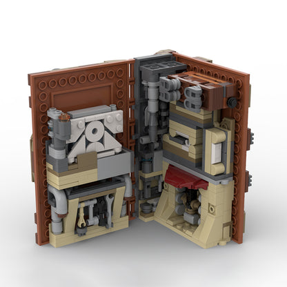 Goat Bricks Star Movie Episode I - Watto's Junk Shop Building Blocks Model