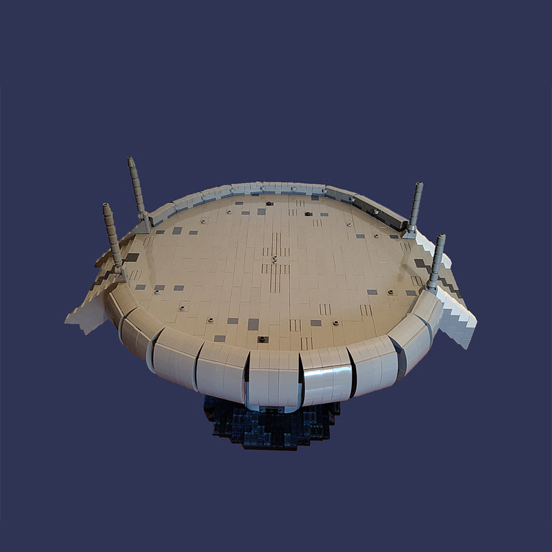 Goat Bricks Star Movie Big Modular Kamino Platform Building Blocks Model