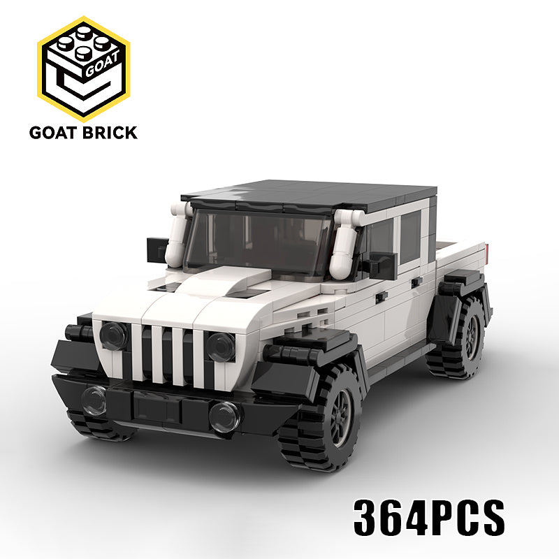 Goat Bricks Jeep gladiator mojave Building Blocks Model