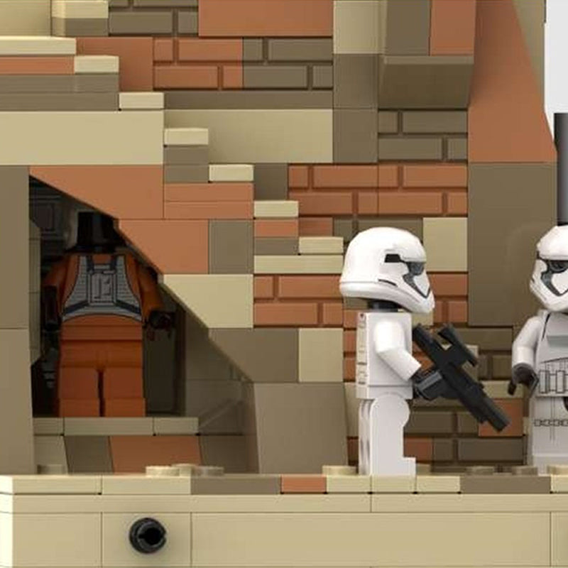 Goat Bricks Star Movie Rebel Hideout Building Blocks Model