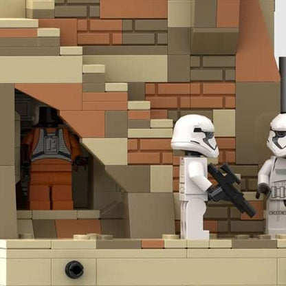 Goat Bricks Star Movie Rebel Hideout Building Blocks Model