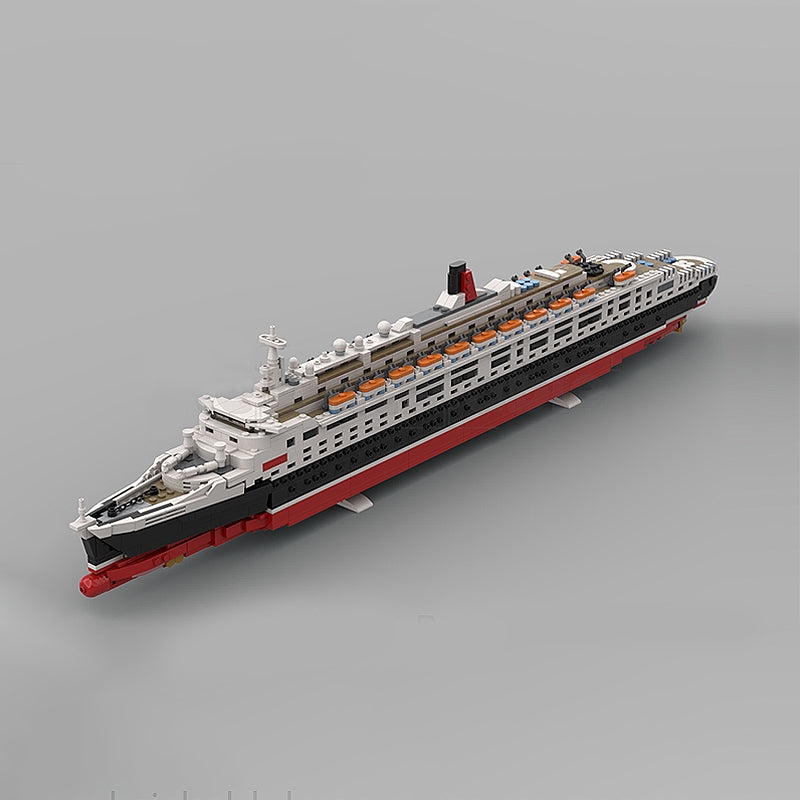 Goat Bricks RMS Queen Elizabeth 2 Building Blocks Model