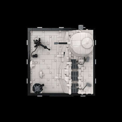 Goat Bricks Star Movie Battle of Hoth Diorama Building Blocks Model