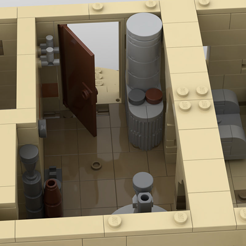 Goat Bricks Star Movie Tatooine - Ben's Hut Building Blocks Model