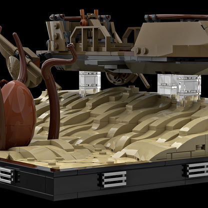 Goat Bricks Star Movie Desert Skiff Diorama Building Blocks Model
