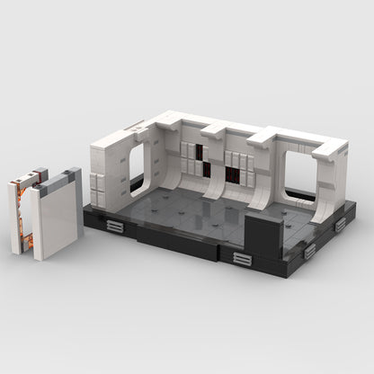 Goat Bricks Star Movie Boarding The Tantive IV Diorama Building Blocks Model