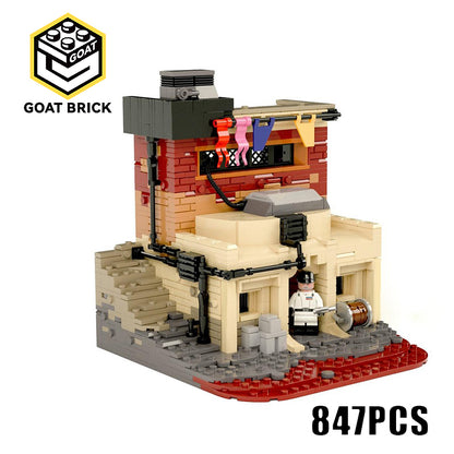 Goat Bricks Star Movie Andor - Streets of Ferrix - Workshop Building Blocks Model