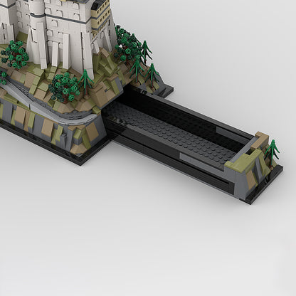 Goat Bricks Neuschwanstein Castle Building Blocks Model