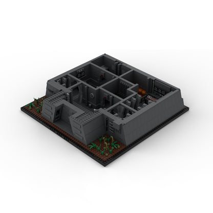 Goat Bricks Star Movie SW - Imperial Bunker on Endor Building Blocks Model