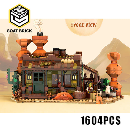 Goat Bricks Red Rock Ranch Building Blocks Model