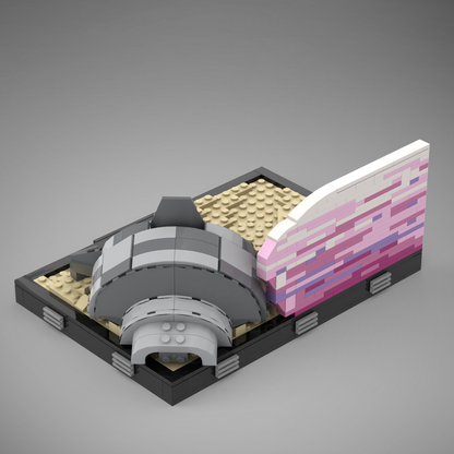 Goat Bricks Star Movie The Scavenger Building Blocks Model