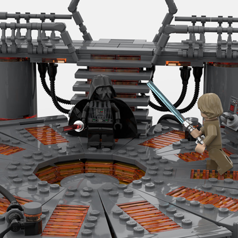 Goat Bricks Star Movie Carbon-freezing chamber Diorama Building Blocks Model