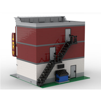 Goat Bricks Post Office Modular Building Building Blocks Model