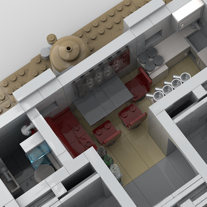Goat Bricks The Mandalorian's hut on Nevarro Building Blocks Model