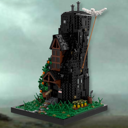Goat Bricks Magical Movie Lovegood House Building Blocks Model