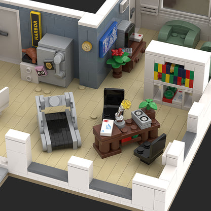 Goat Bricks Dexter Apartment - Dexter Morgan's Apartment! Building Blocks Model