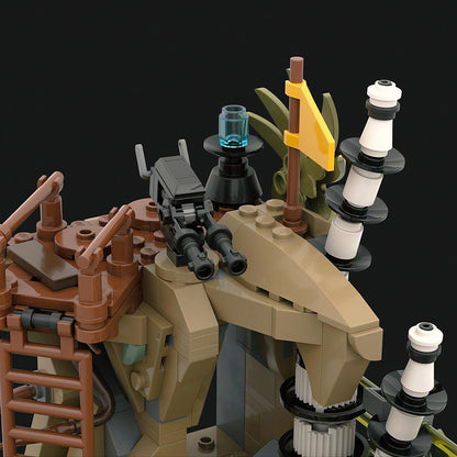 Goat Bricks Felucia Diorama - Order 66 Building Blocks Model
