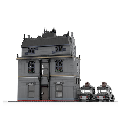 Goat Bricks Morticia's Mansion - Modification of Set 76786 Building Blocks Model