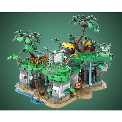 Goat Bricks Ancient Ruins Building Blocks Model