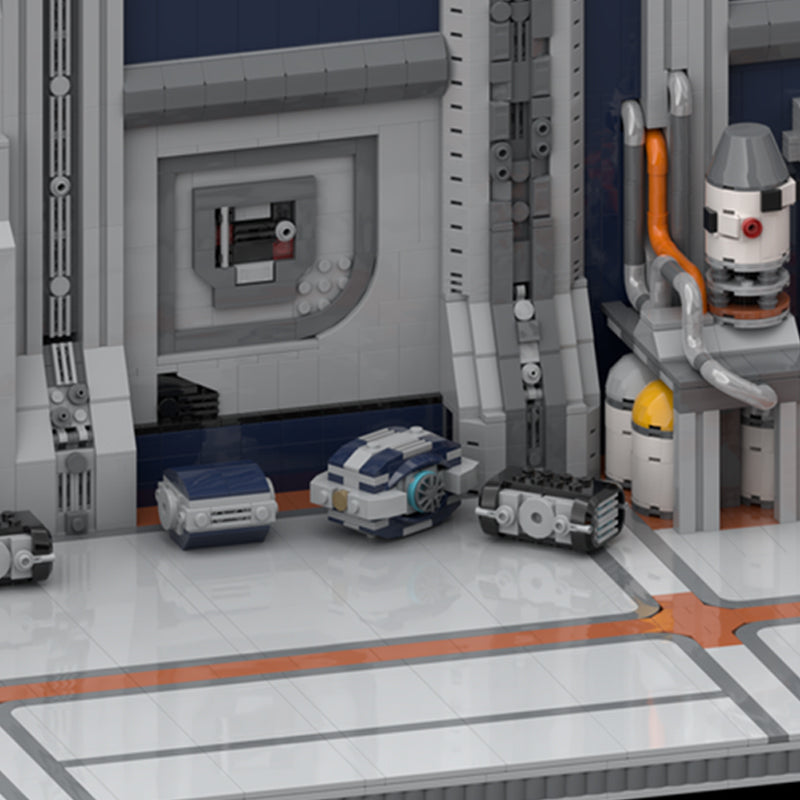 Goat Bricks Star Movie KUS Hangar Building Blocks Model