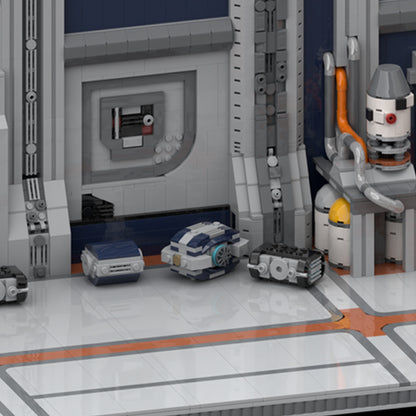 Goat Bricks Star Movie KUS Hangar Building Blocks Model