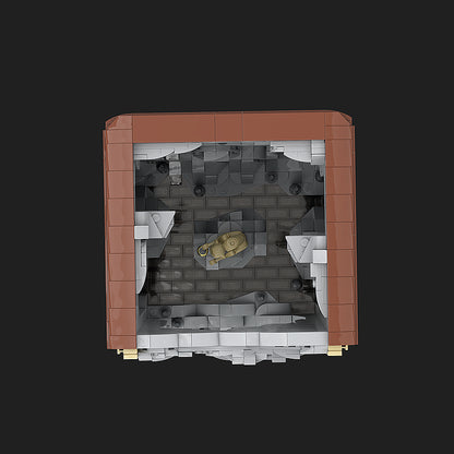 Goat Bricks Book Nook - the Creature Gollum Building Blocks Model