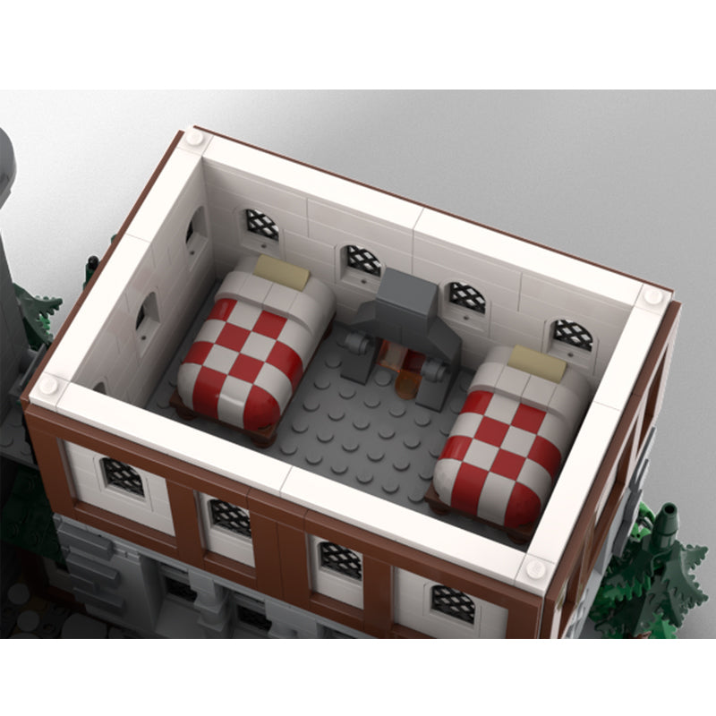 Goat Bricks Green Dragon Knights' Castle Building Blocks Model