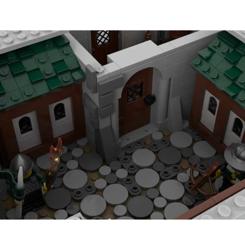 Goat Bricks Green Dragon Knights' Castle Building Blocks Model