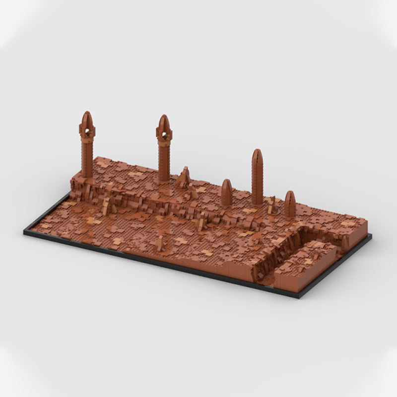 Goat Bricks Star Movie Geonosis Battlefront II Building Blocks Model