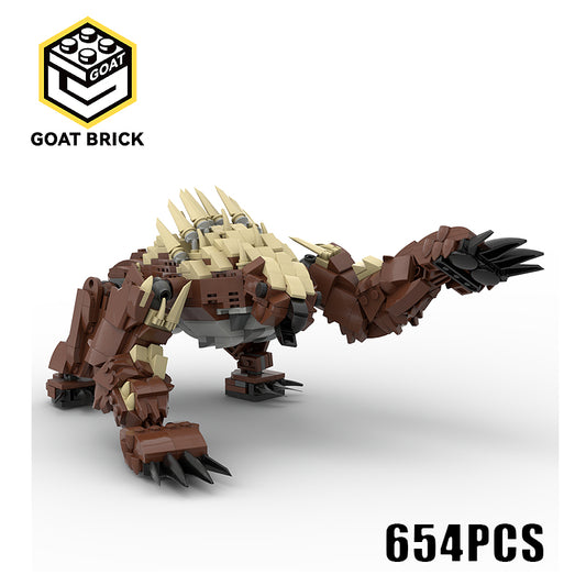 Goat Bricks Echidna Owlbear Building Blocks Model