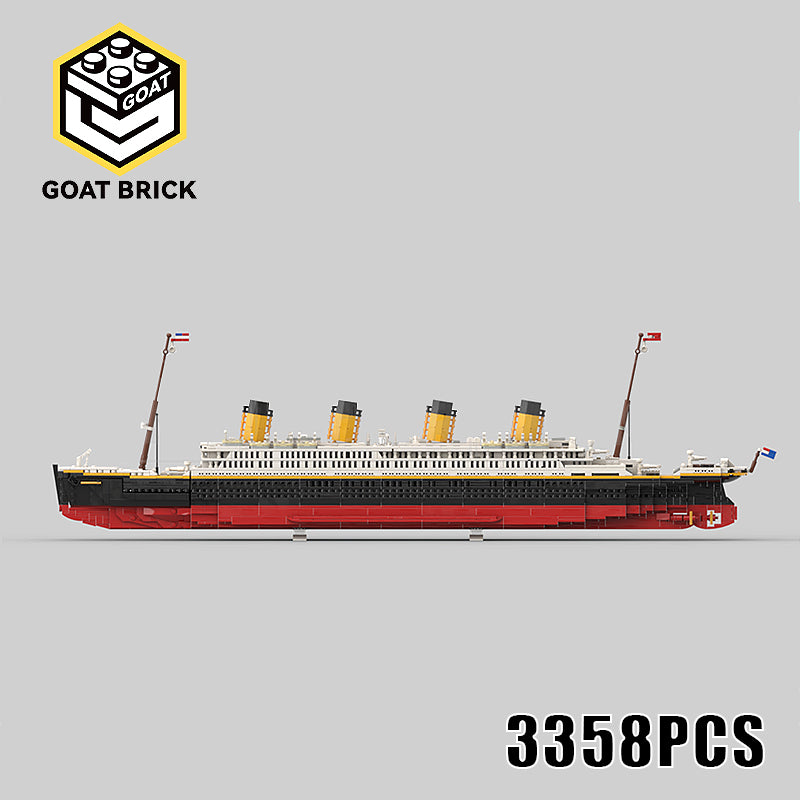 Goat Bricks RMS Titanic Building Blocks Model
