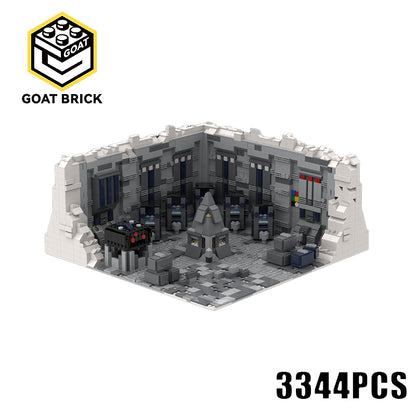 Goat Bricks Star Movie Echo Base P.3: Command Center Building Blocks Model