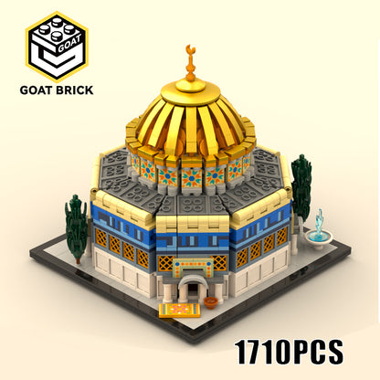 Goat Bricks Dome of the Rock Building Blocks Model