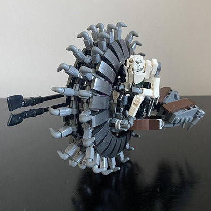 Goat Bricks Star Movie General Grievous Wheel Bike Building Blocks Model