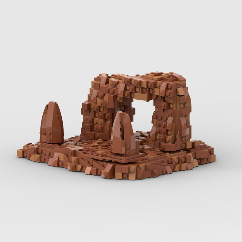 Goat Bricks Star Movie Geonosis Big Landscape MOC Building Blocks Model