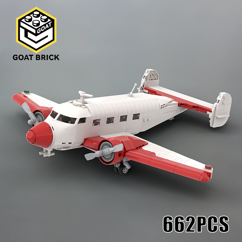 Goat Bricks Lockheed Model 12 'Electra Junior' Building Blocks Model