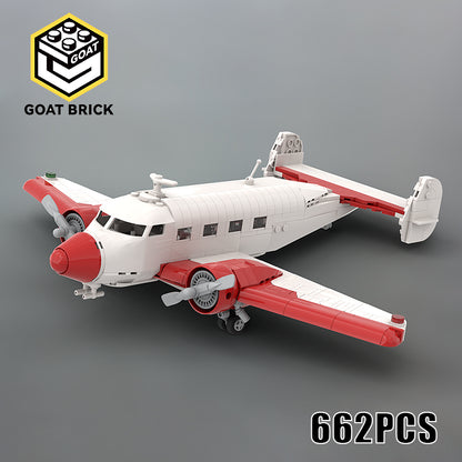 Goat Bricks Lockheed Model 12 'Electra Junior' Building Blocks Model