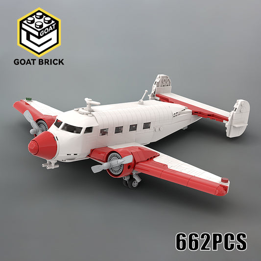 Goat Bricks Lockheed Model 12 'Electra Junior' Building Blocks Model