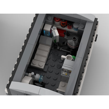 Goat Bricks Star Movie Module: Med Pod and Small Barrack for My Imperial Heavy Freighter Building Blocks Model