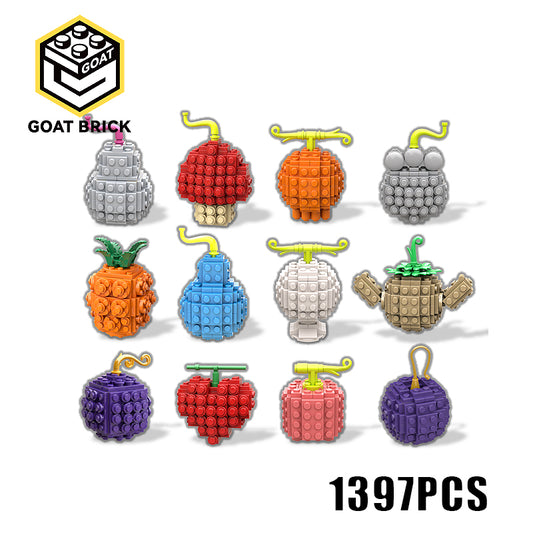 Goat Bricks One Piece: Devil Fruits Building Blocks Model