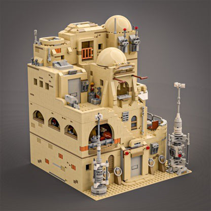 Goat Bricks Star Movie Modular Mos Eisley Cantina Building Blocks Model