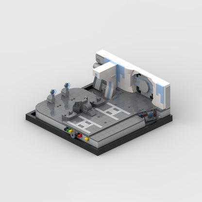 Goat Bricks Star Movie Lucrehulk Command Center Building Blocks Model