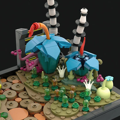 Goat Bricks Star Movie Felucia Diorama - Order 66 Building Blocks Model
