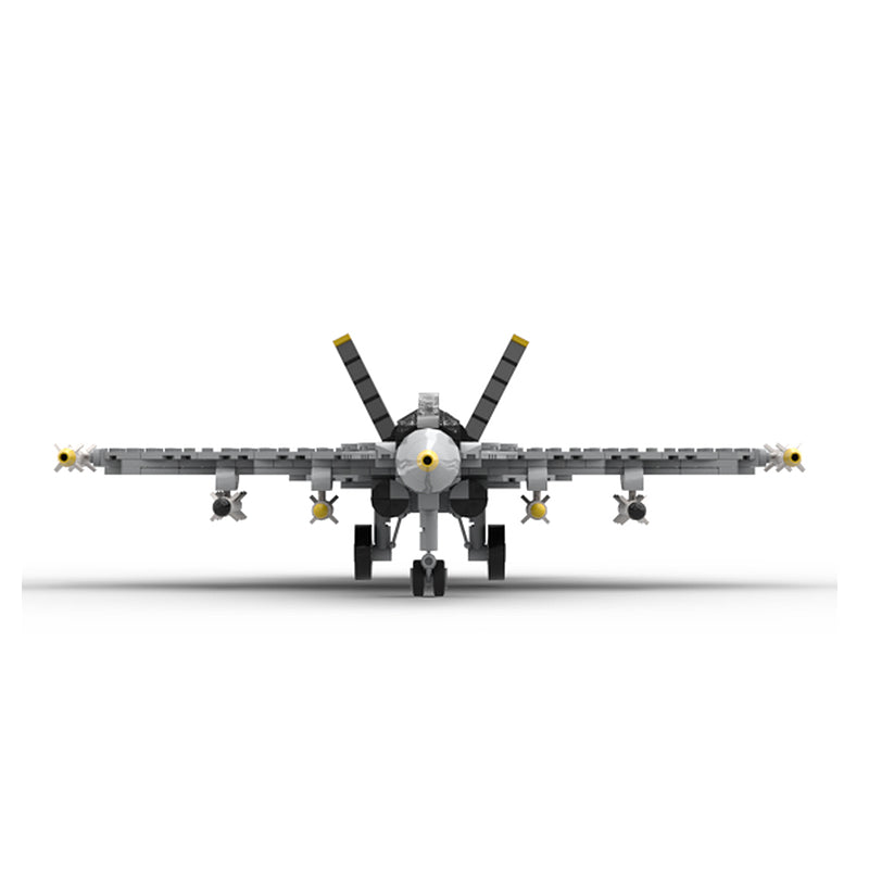 Goat Bricks F-18 Hornet 1:48 Scale Building Blocks Model