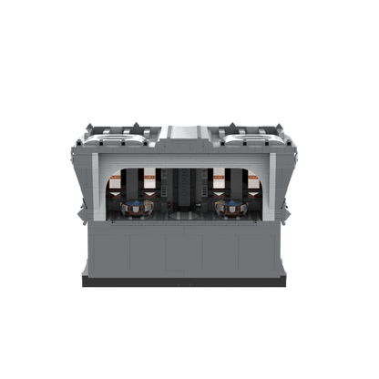 Goat Bricks Star Movie Separatist War Room on Mustafar Building Blocks Model
