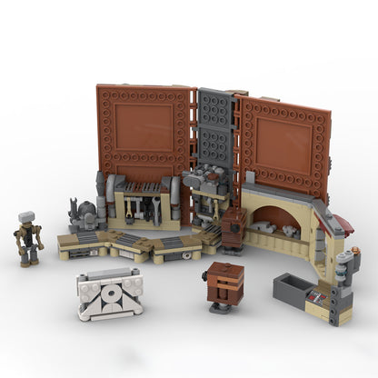 Goat Bricks Star Movie Episode I - Watto's Junk Shop Building Blocks Model